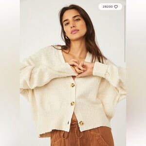 FREE PEOPLE Found my Friend Cardi